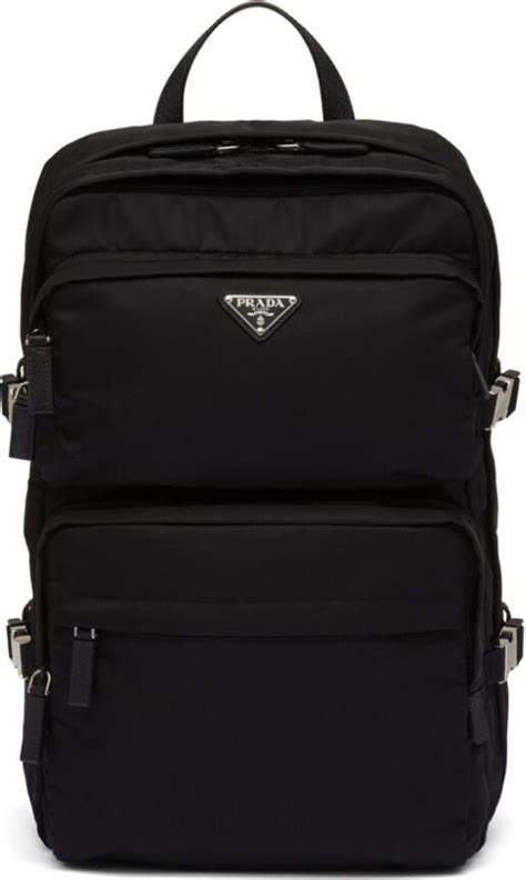 prada re-nylon and saffiano leather backpack|Prada recycled purses.